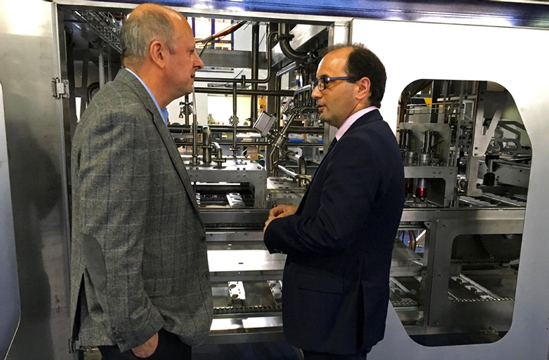 El director del Instituto de Fomento de Murcia visita Gémina como empresa líder en el sector de la tecnología para la industria alimentaria